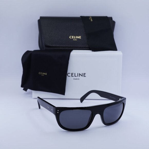 Final Price! Celine CL40101I 01A Black/Grey Sunglasses - Picture 1 of 9
